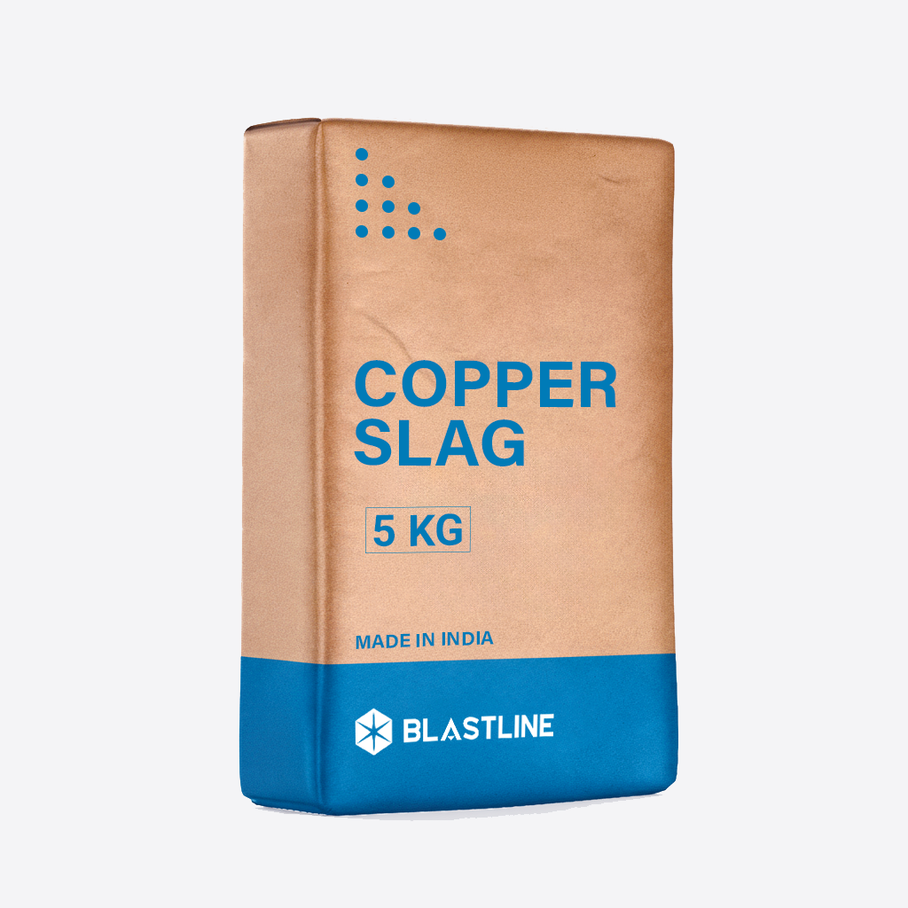 Copper Slag Abrasive Media (5 KG) - Premium Grade for Blasting, Construction & Polishing