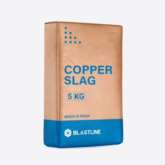 Copper Slag Abrasive Media (5 KG) - Premium Grade for Blasting, Construction & Polishing